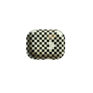 Black and White Checker Tray