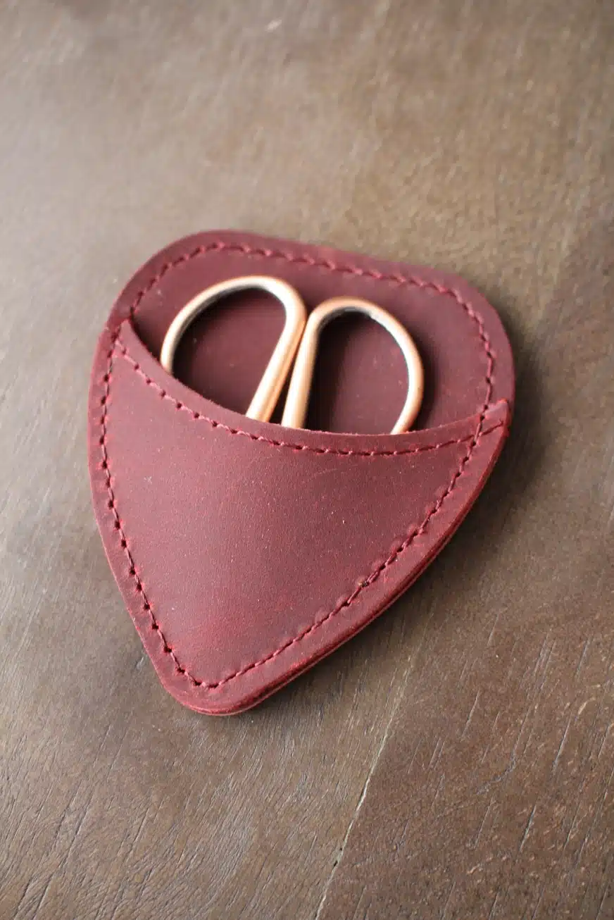 NNK Press Mini Scissor Keeper Mahogany