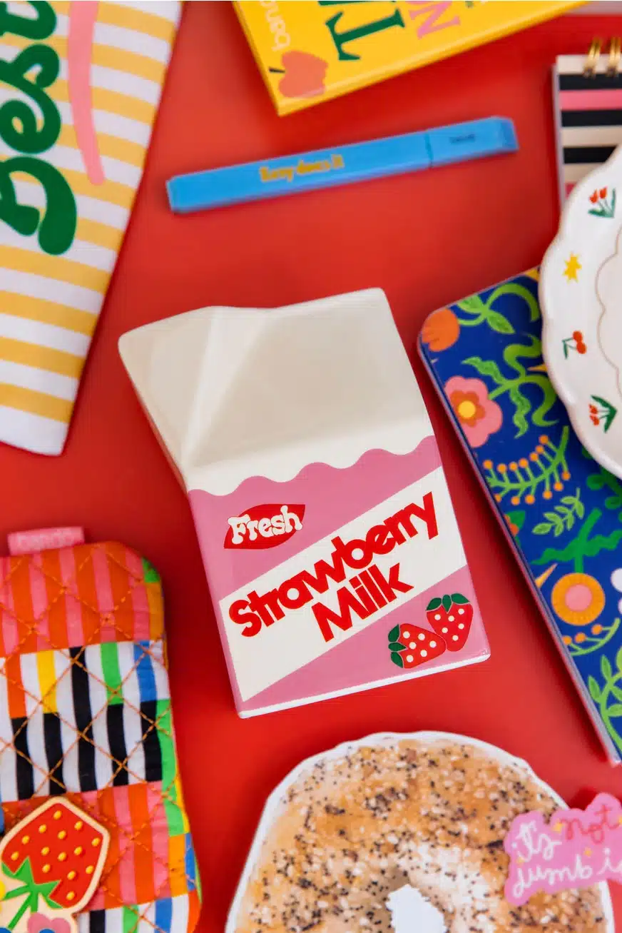 Ban.do Strawberry Milk Ceramic Vase - Image 2