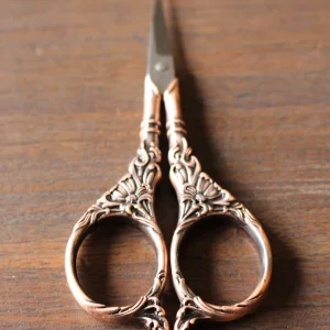 NNK Press Botanical Garden Embroidery Scissors Antique Copper
