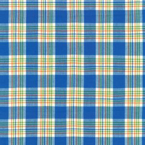 Robert Kaufman Fabrics Kona Loomworks Summer Breeze Picnic Plaid Coastline