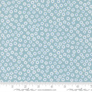 Moda Fabrics Alli K Designs True to Hue Petal Power Dusty Sky