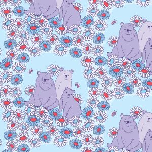 Cloud 9 Fabrics Katie Wilson Forest Friends Daisy Bears