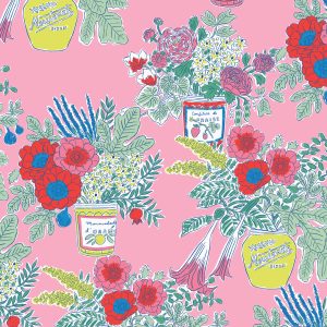 Cloud 9 Fabrics Emily Taylor Nice Nice Nice Flower Pink