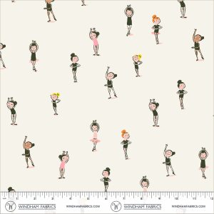 Windham Fabrics Heather Ross Favorites Ballerinas Cream
