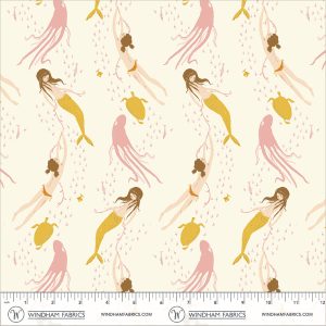 Windham Fabrics Heather Ross Favorites Underwater Sisters Blush Pink
