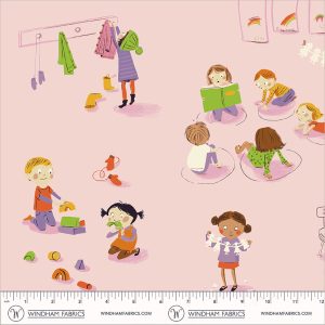 Windham Fabrics Heather Ross Favorites Kindergarten Pink