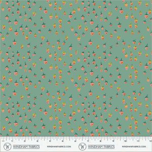 Windham Fabrics Heather Ross Favorites Field Strawberries Teal