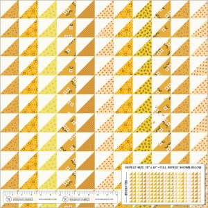 Windham Fabrics Denyse Schmidt Made Easy Triangle Stripe Cheater Golden