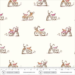 Windham Fabrics Heather Ross Favorites Dream Bike White