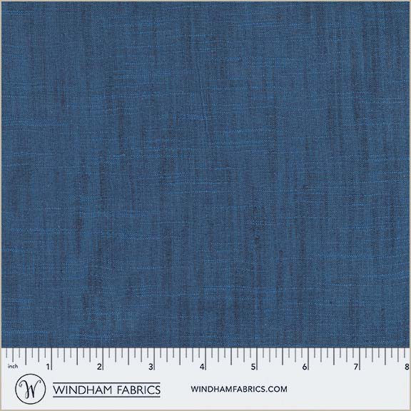 Windham Fabrics Tara Faughnan Handloom Blue Velvet
