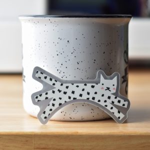 Rashida Coleman-Hale Snow Leopard Sticker