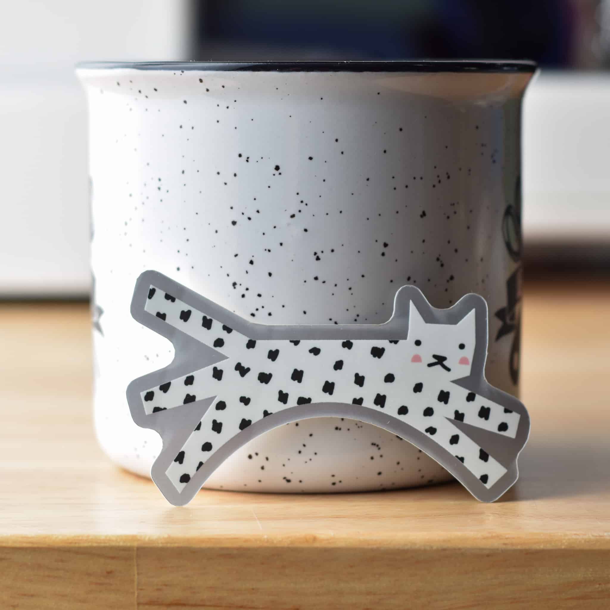 Rashida Coleman-Hale Snow Leopard Sticker