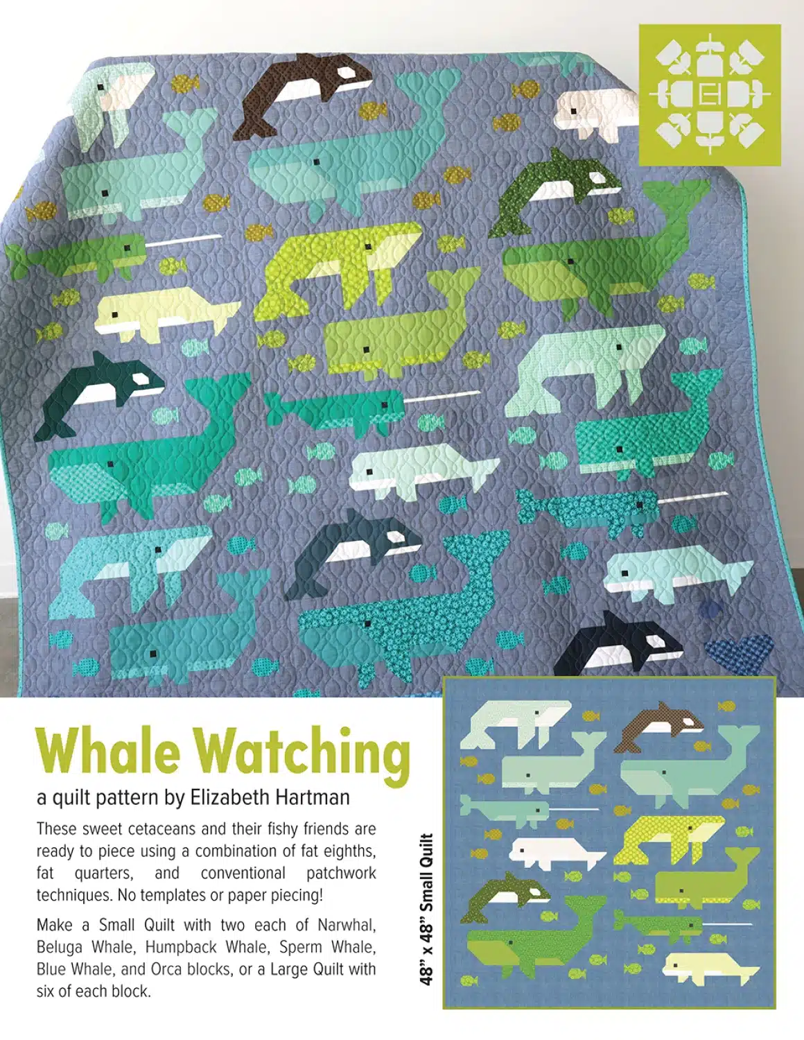 Elizabeth Hartman Whale Watching Pattern