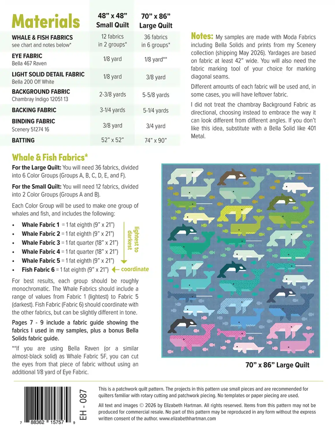 Elizabeth Hartman Whale Watching Pattern - Image 2