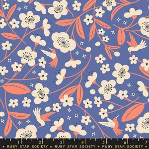 Ruby Star Society Rashida Coleman-Hale Persimmon Blossoms Twilight