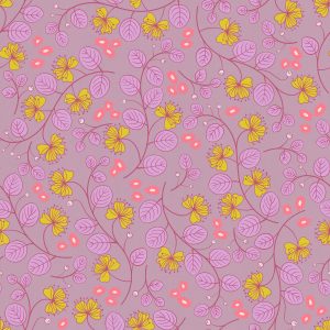 Ruby Star Society Rashida Coleman-Hale LoFi Caper Floral Pale Lilac