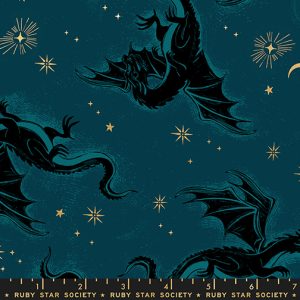 Ruby Star Society Sarah Watts FireGlow Etched Dragons Metallic Galaxy