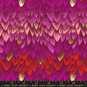 Ruby Star Society Sarah Watts FireGlow Scales Metallic Rose