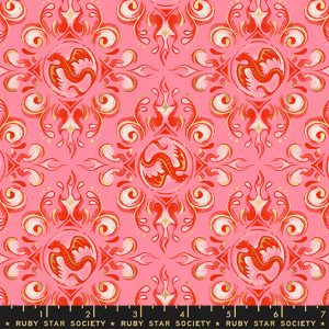 Ruby Star Society Sarah Watts FireGlow Emblem Metallic Poinsettia