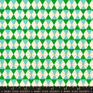Ruby Star Society Kimberly Kight Merry Happy Hexie Verdant Metallic