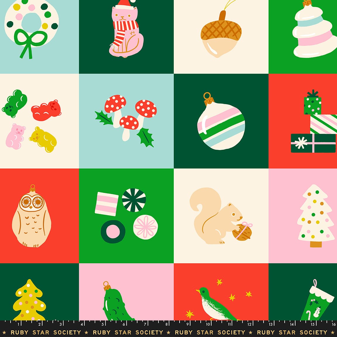 Ruby Star Society Kimberly Kight Merry Happy Panel Lollipop