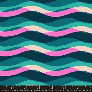 Ruby Star Society Collaborative Poolside Too Waves Peacock