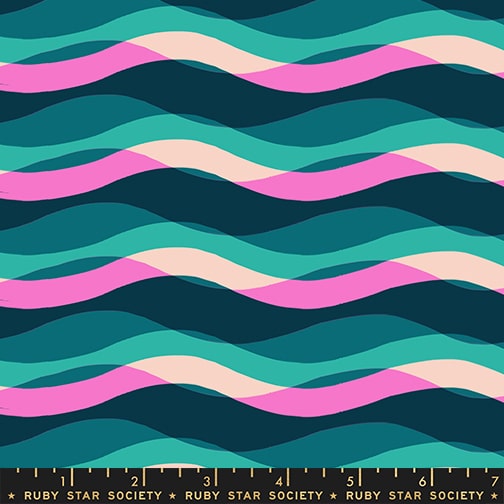 Ruby Star Society Collaborative Poolside Too Waves Peacock