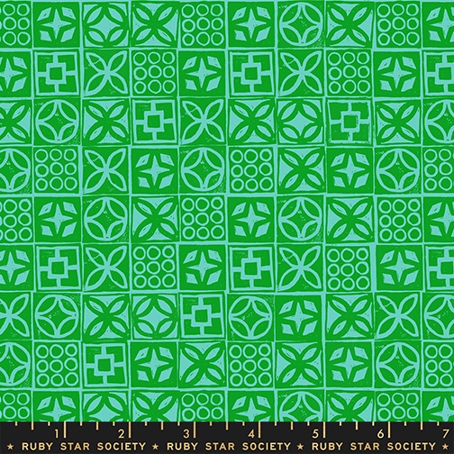Ruby Star Society Collaborative Poolside Too Architectural Blocks Verdant