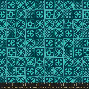 Ruby Star Society Collaborative Poolside Too Architectural Blocks Peacock