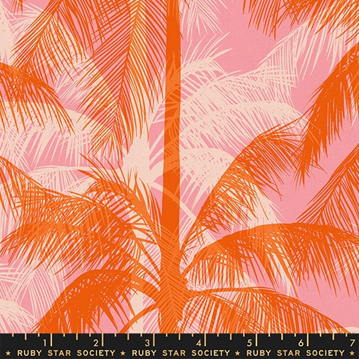 Ruby Star Society Collaborative Poolside Too Palms Canvas Sorbet