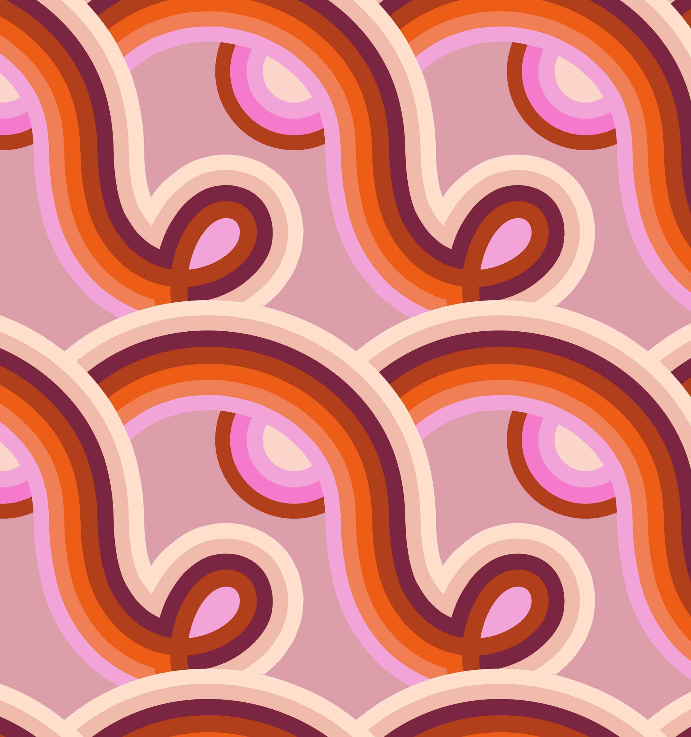 Ruby Star Society Collaborative Poolside Too Daydream Rayon Plum - Image 4