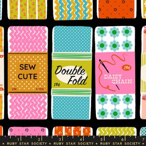 Ruby Star Society Collaborative 1-800-Notion Sew Cute Soft Black