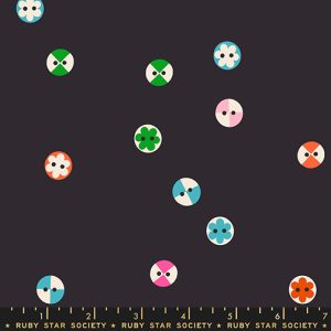 Ruby Star Society Collaborative 1-800-Notion Buttons Soft Black