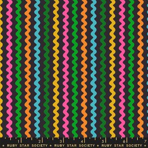 Ruby Star Society Collaborative 1-800-Notion Ric Rac Soft Black