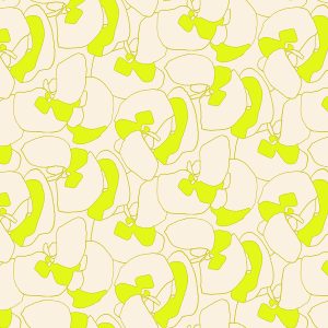 Ruby Star Society Carolyn Friedlander Memento Seagrapes Neon Yellow