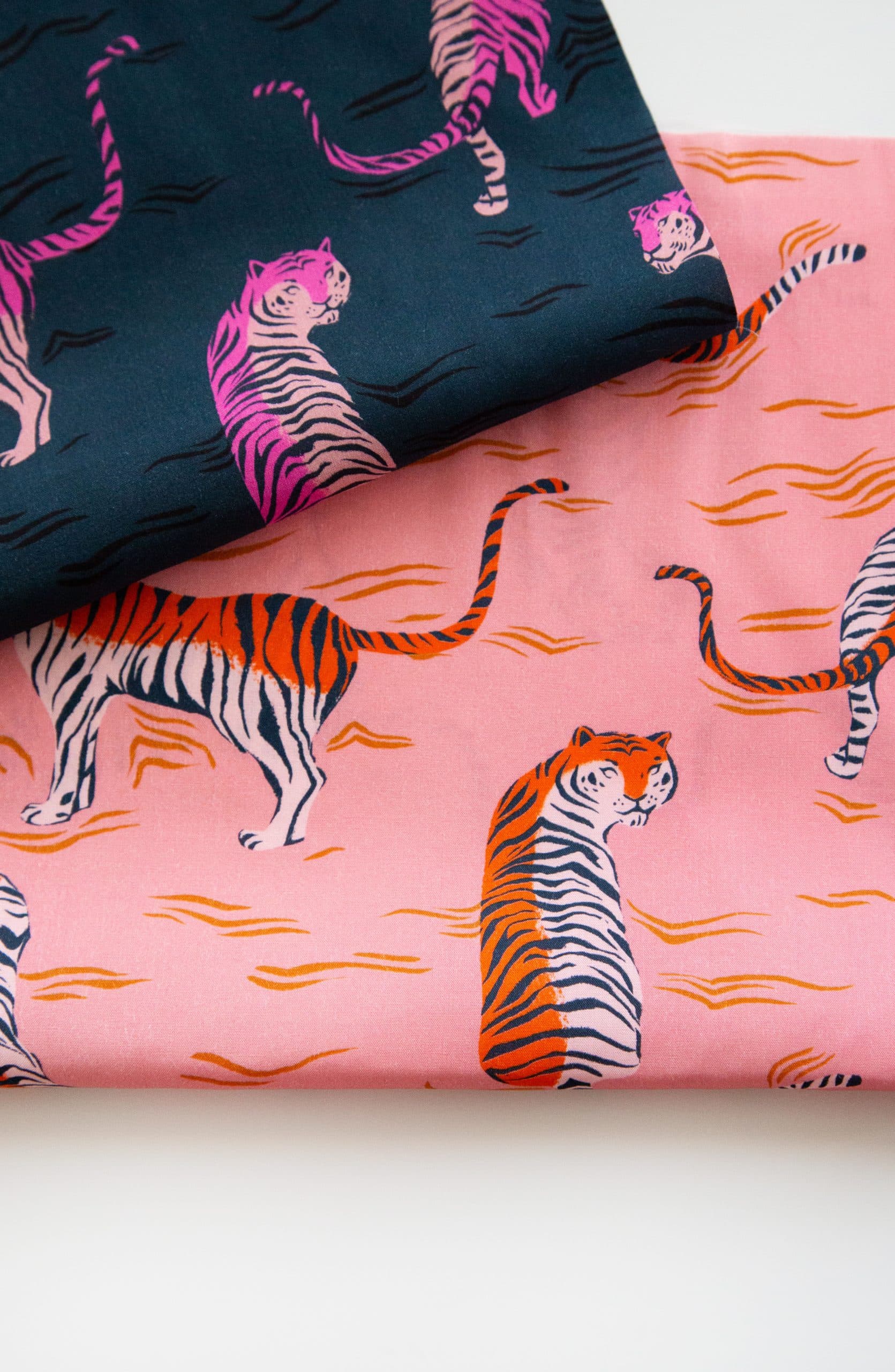 Ruby Star Society Collaborative Poolside Too Tigress Rayon Sorbet - Image 3
