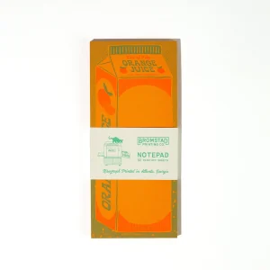Bromstad Printing Co Orange Juice Risograph Notepad