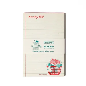 Bromstad Printing Co Laundry List Risograph Notepad