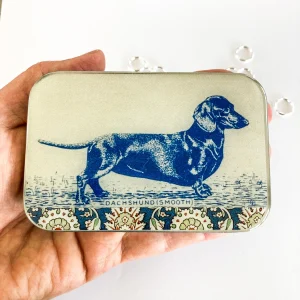 Firefly Notes Dachshund Notions Tin Large