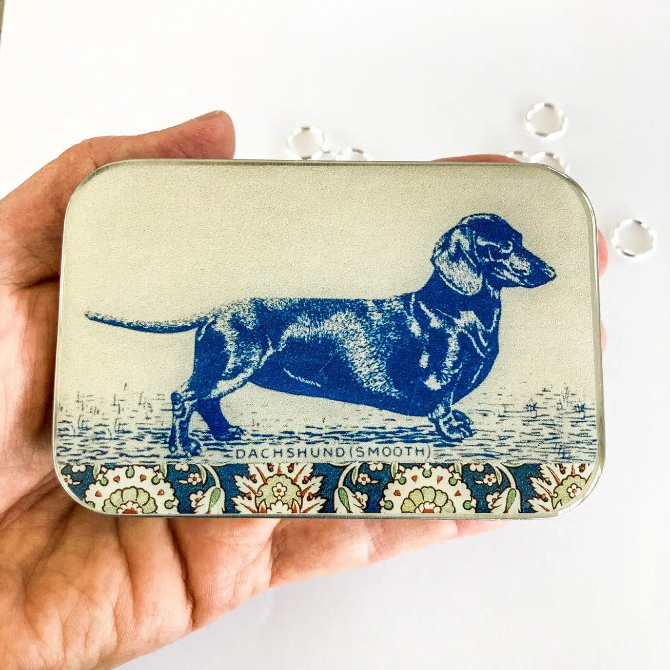 Firefly Notes Dachshund Notions Tin Large