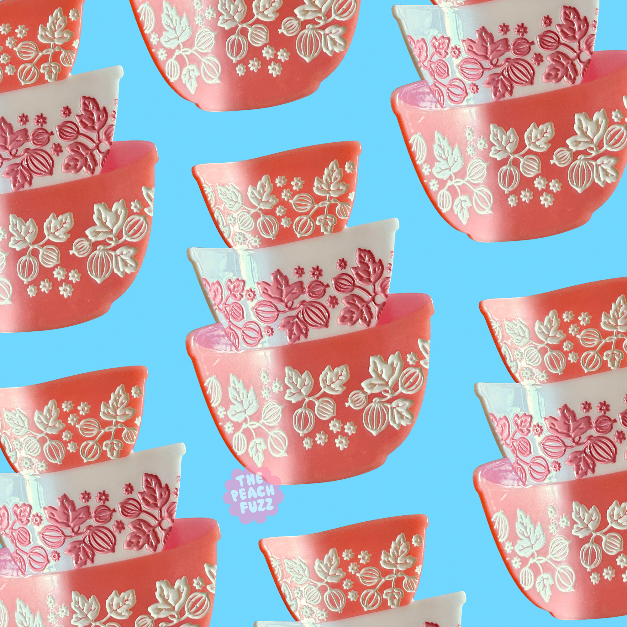The Peach Fuzz Gooseberry Bowls Hair Claw - Image 3