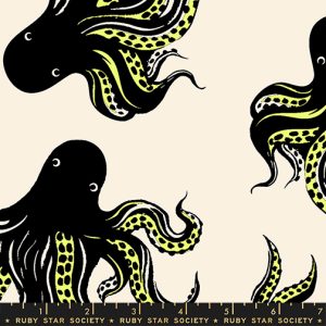 Ruby Star Society Sarah Watts Ink Shop Canvas Mystery Food Neon Yellow
