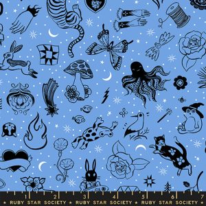 Ruby Star Society Sarah Watts Ink Shop Tattoo Flash Lindley Blue