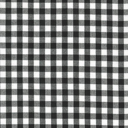 Robert Kaufman Fabrics Carolina Gingham 1/4" Black