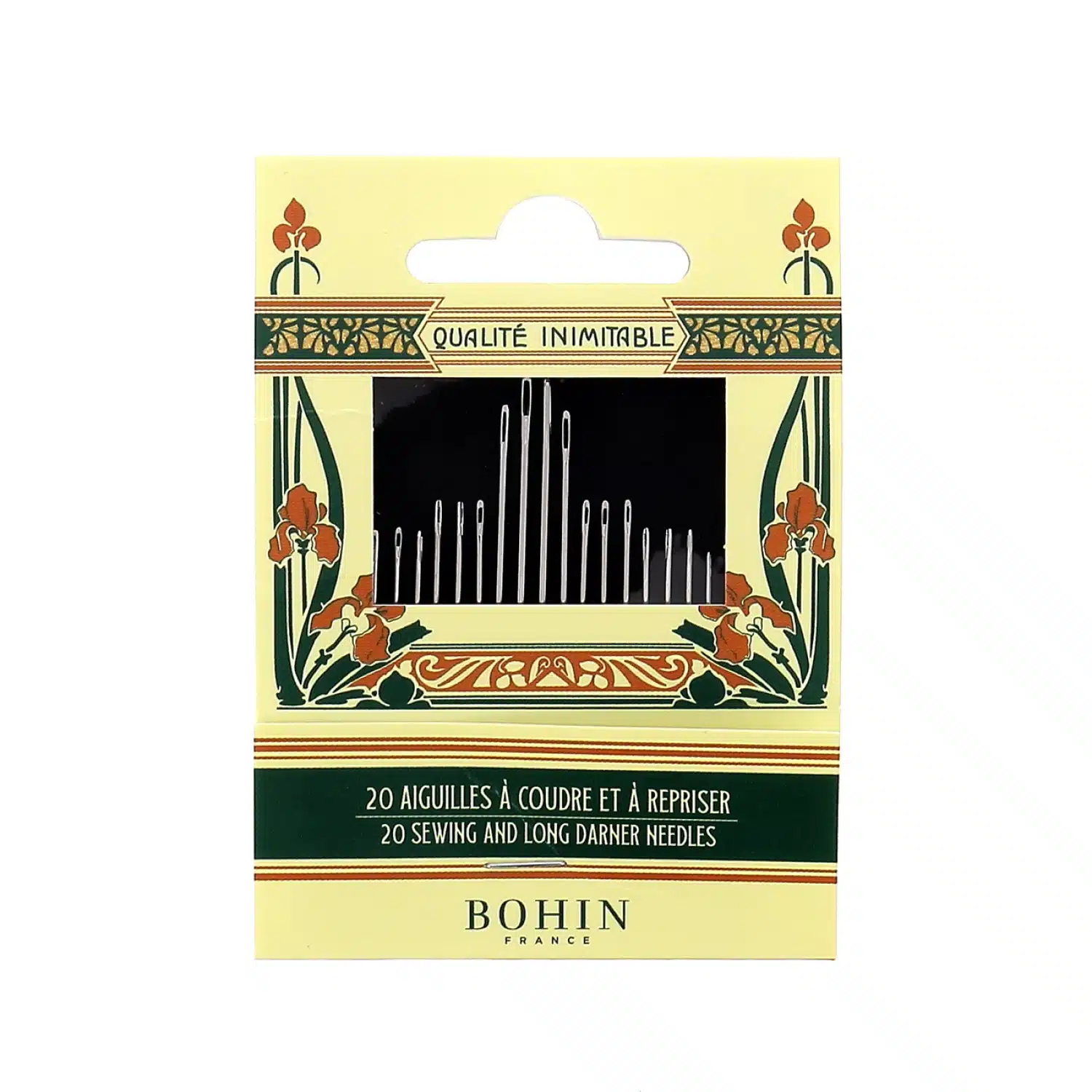 Bohin Needle Book Vintage Assorted Needle 20ct