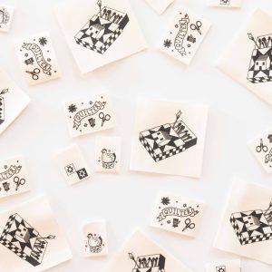 Sarah Heart x Toad and Sew Quilty Tattoo Woven Labels Multipack
