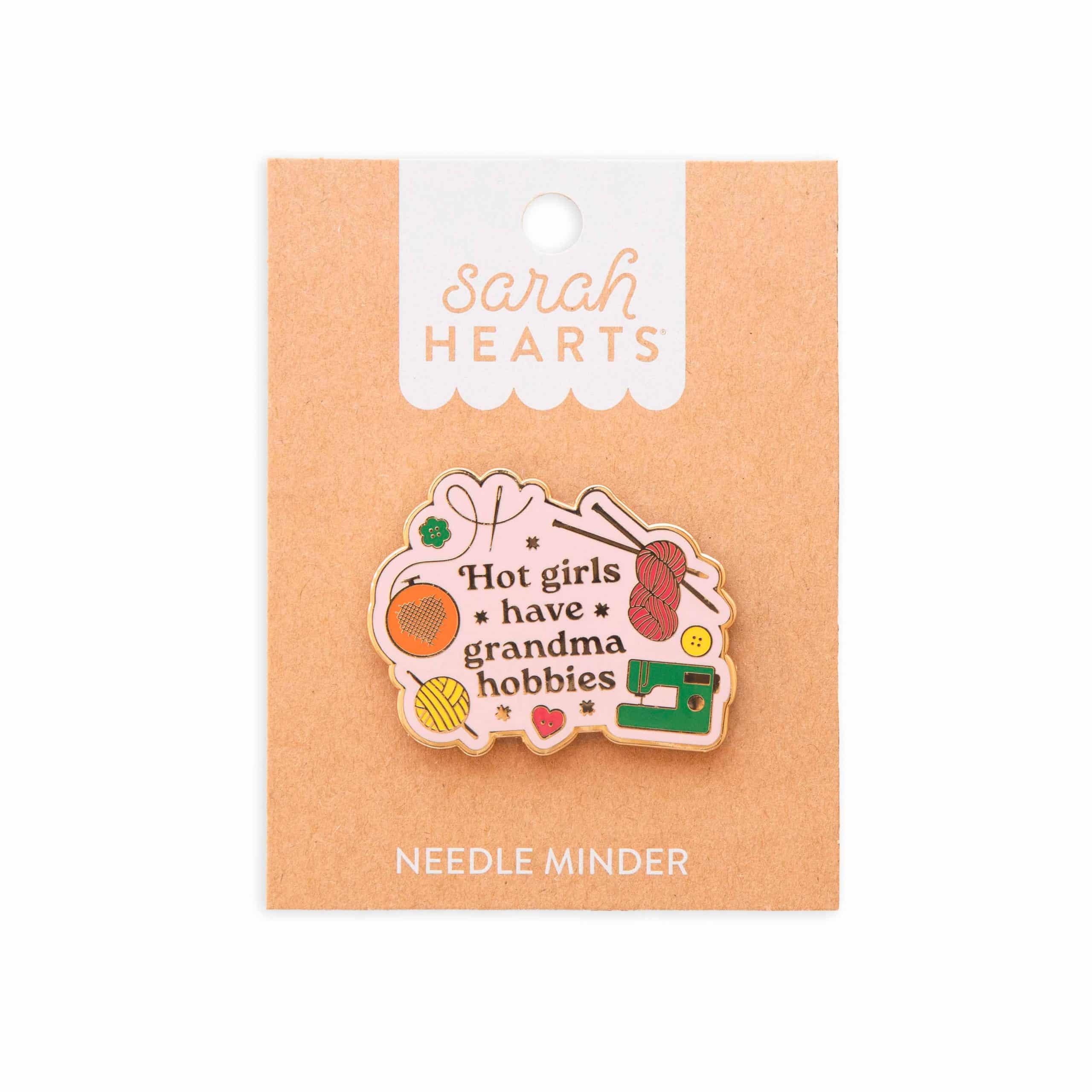 Sarah Hearts Hot Girls Have Grandma Hobbies Magnetic Needle Minder