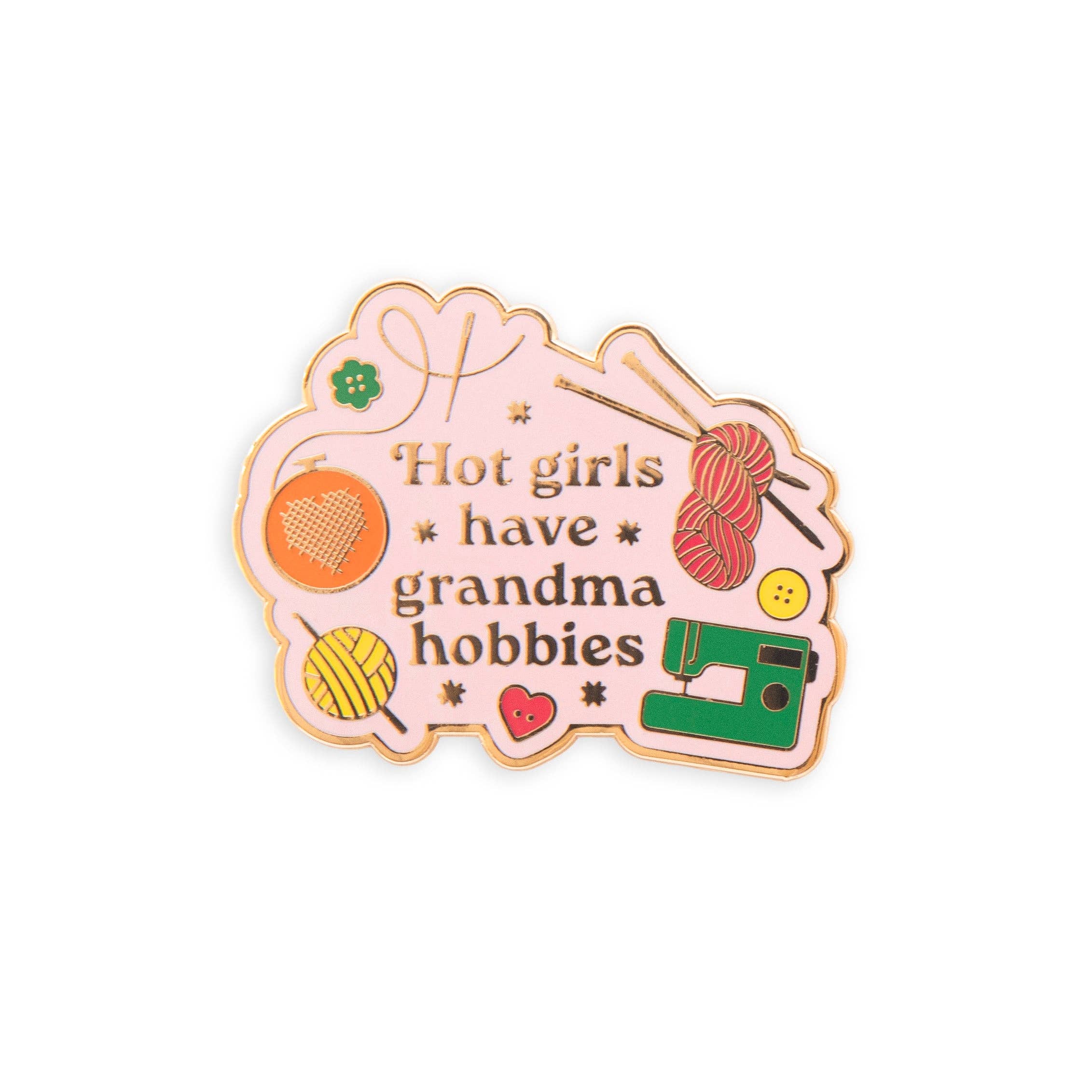 Sarah Hearts Hot Girls Have Grandma Hobbies Magnetic Needle Minder - Image 2