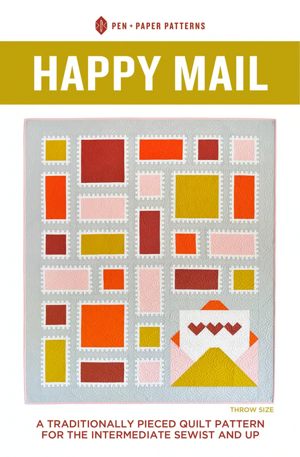 Pen + Paper Patterns Happy Mail Pattern